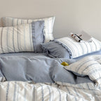 Sea Salt Stripe Bedding Set