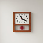 Red Dot Mid-Century Clock
