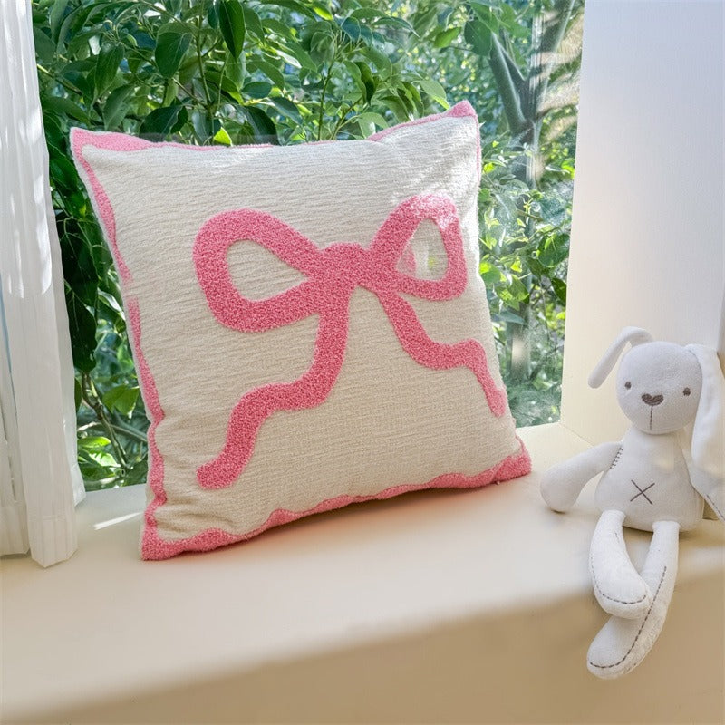 Candy Bow Bunny Plush Cushion
