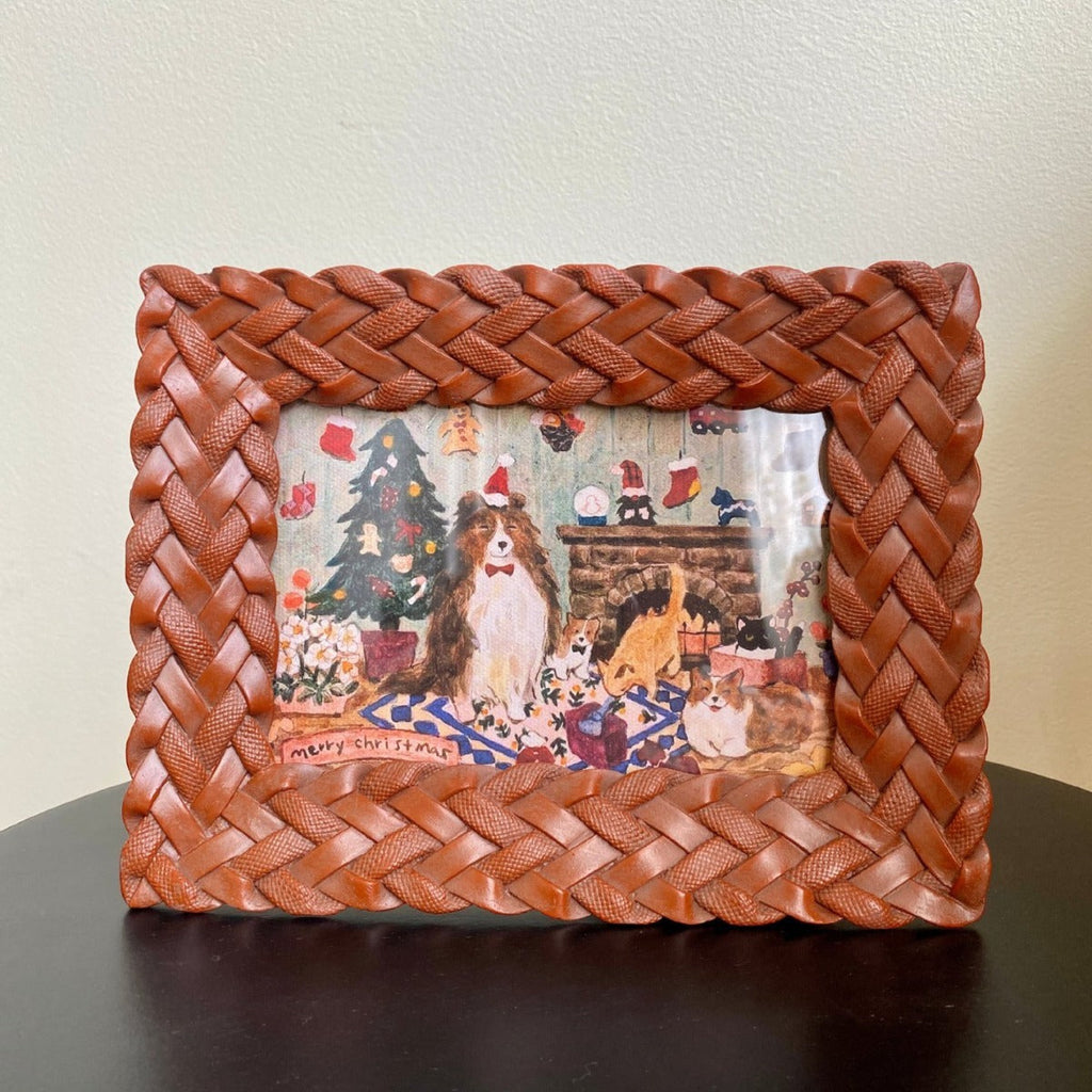 Rustic Woven Photo Frame