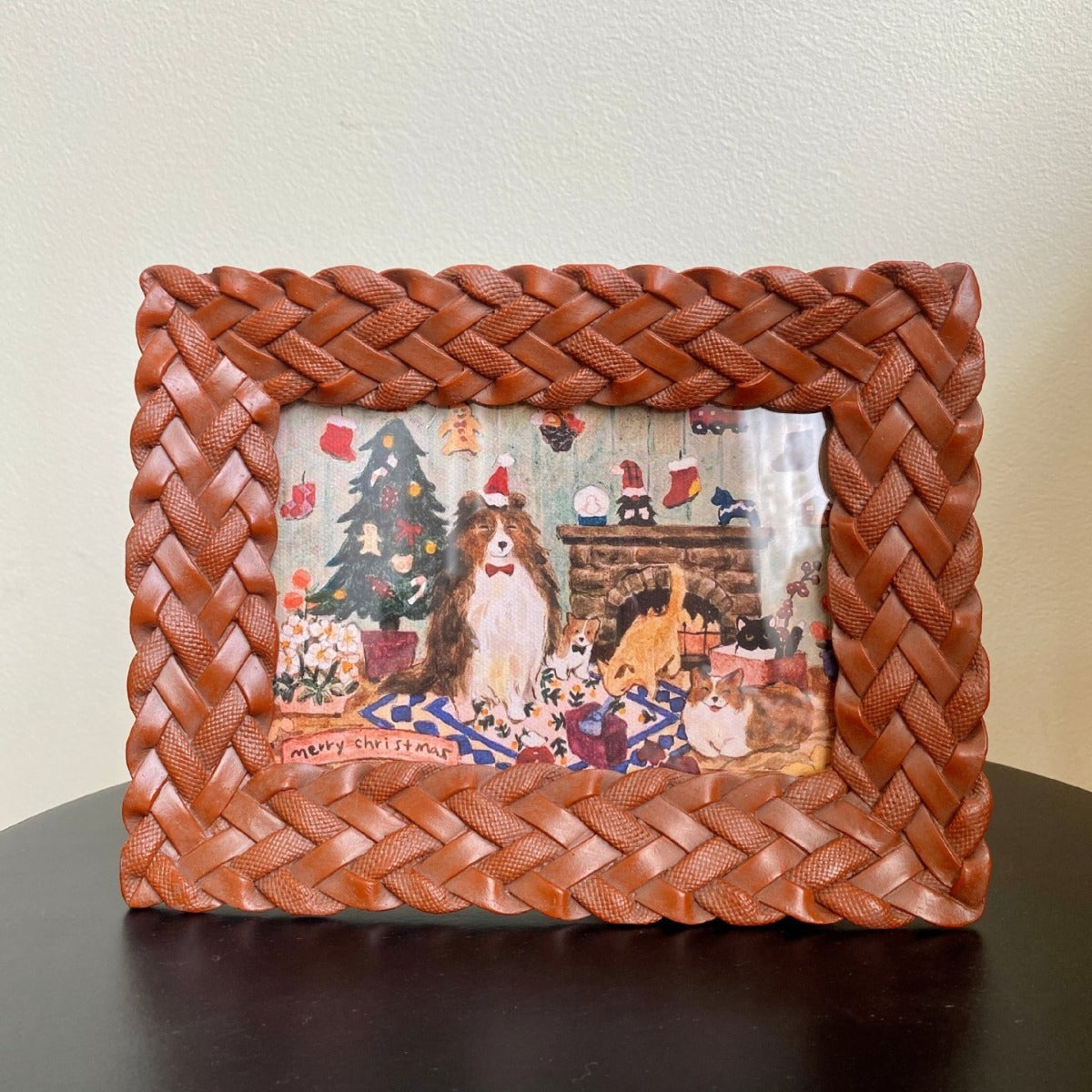 Rustic Woven Photo Frame