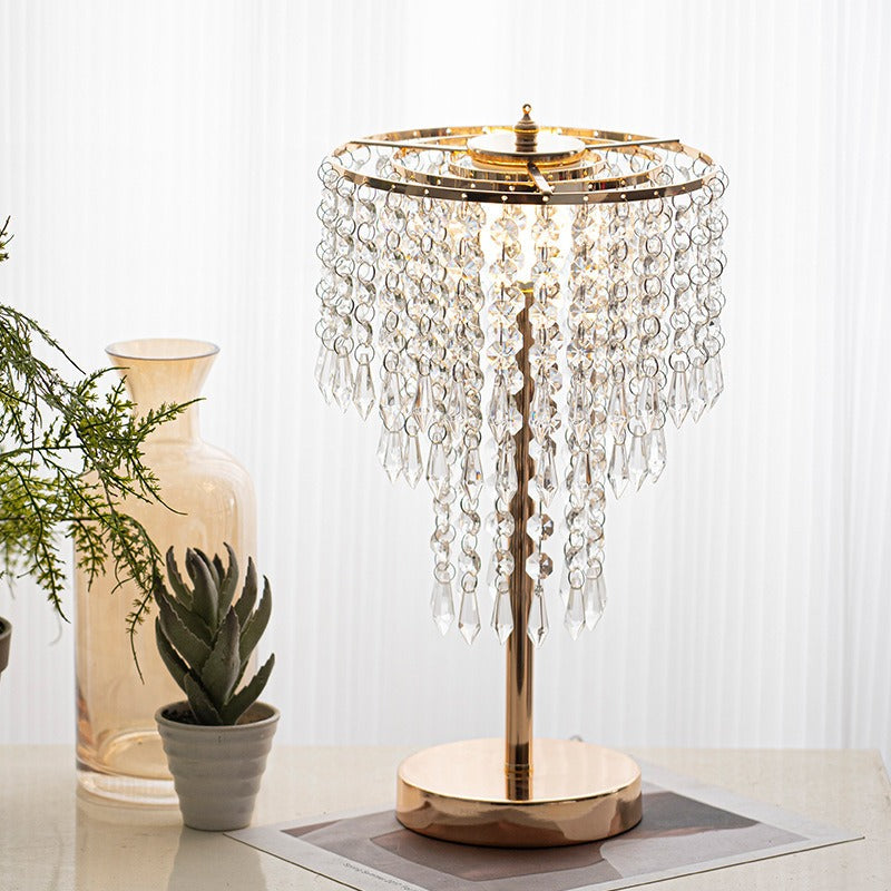 Raindrop Crystal Table Lamp