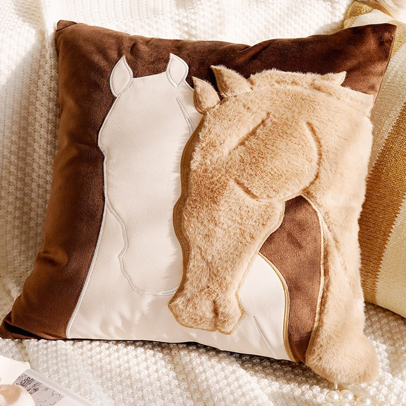Cosy Horse Square Cushion