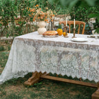 Lawn Party Lace Table Cloth