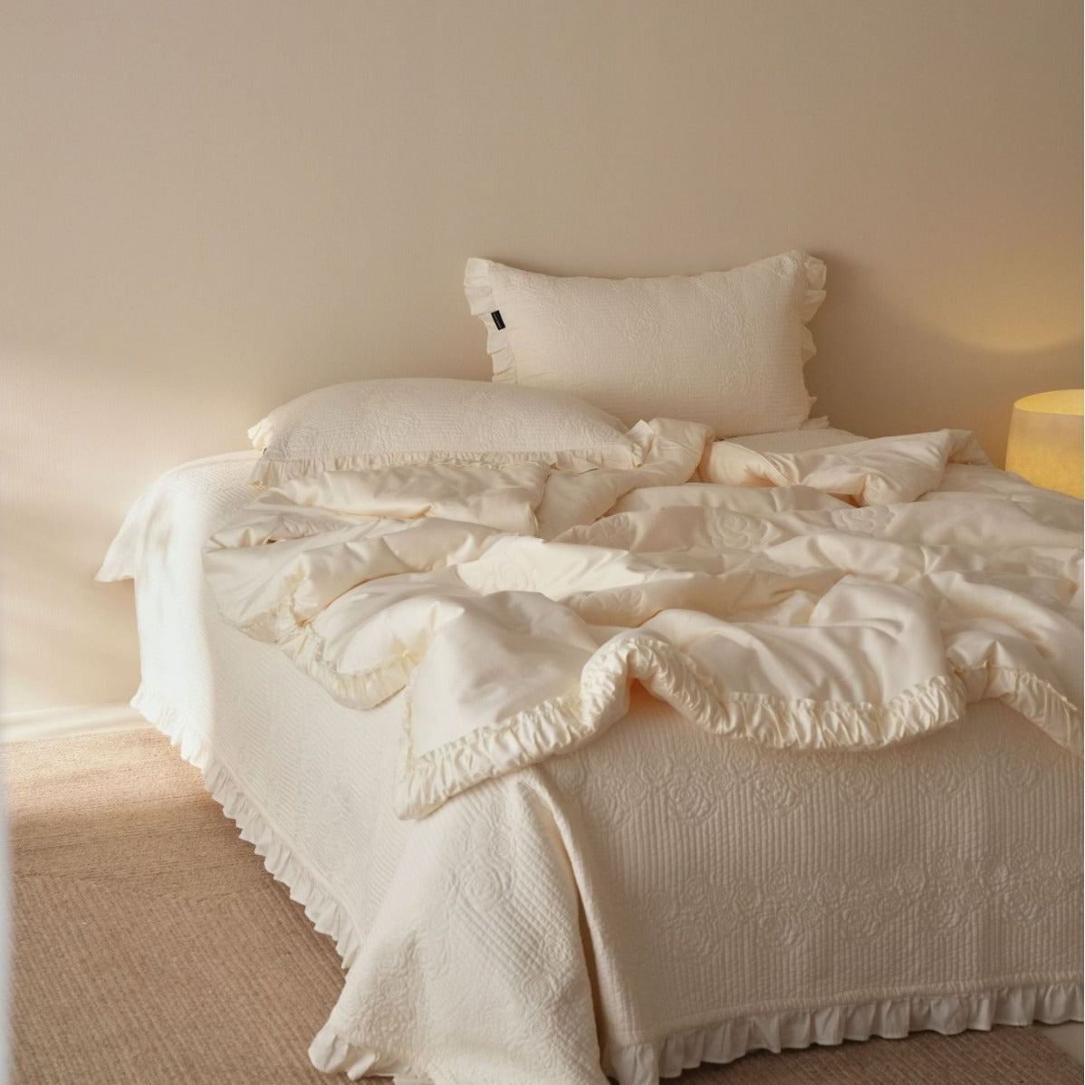 Buttercream Ruffle Bedding Set
