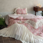 Rose Ruffled Vibe Bedding Set