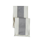 Ribbed Cotton Tassel Runner