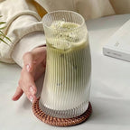 Luminara Ribbed Curve Glass Set