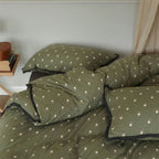 Flower & Matcha Bedding Set