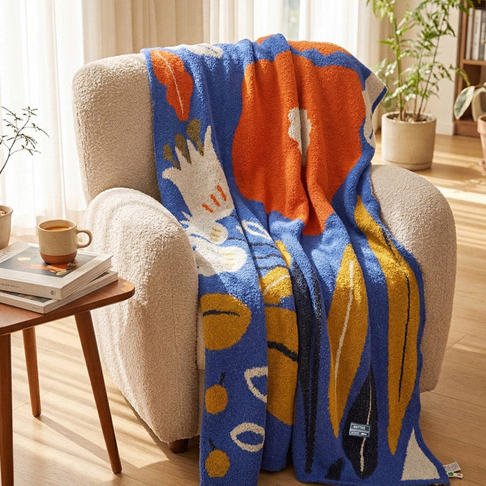 Midnight Bloom Dream Throw