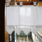 Peaceful Lace Tassel Cabinet Curtain