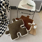 Soft Colour Puzzle Piece Cushion