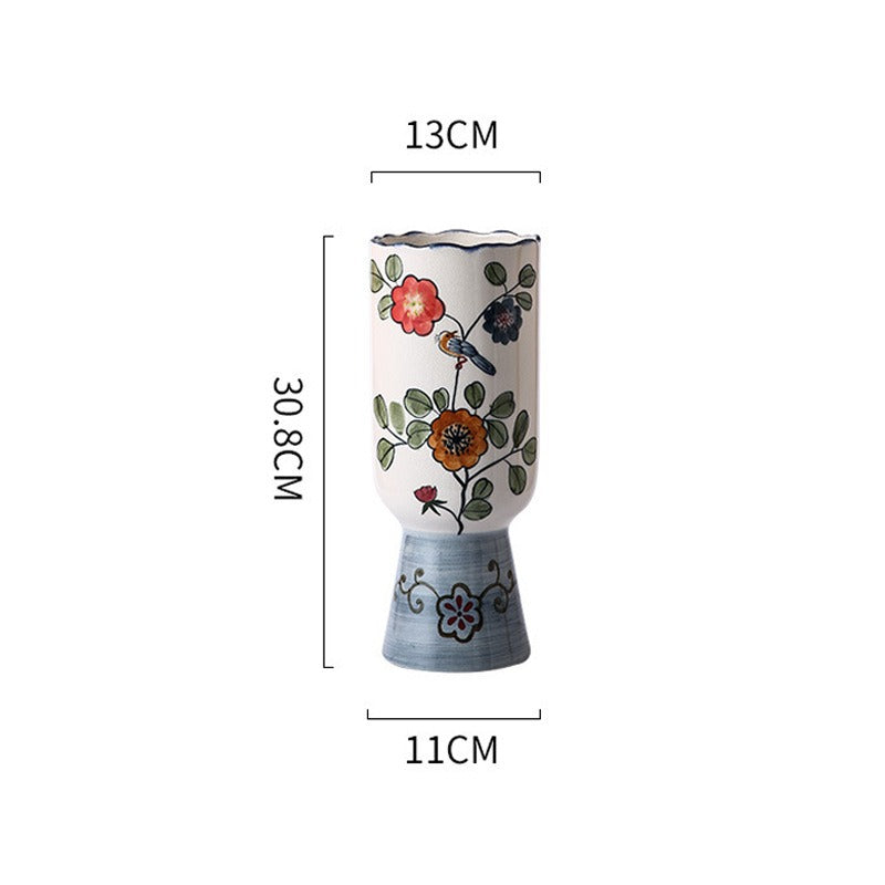 Vintage Pattern Ceramic Vase