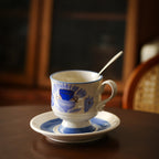 Azure Bloom Teacup Set