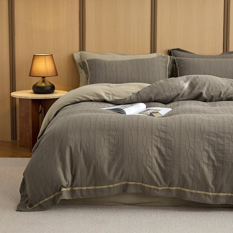 Sand Timber Diary Bedding Set
