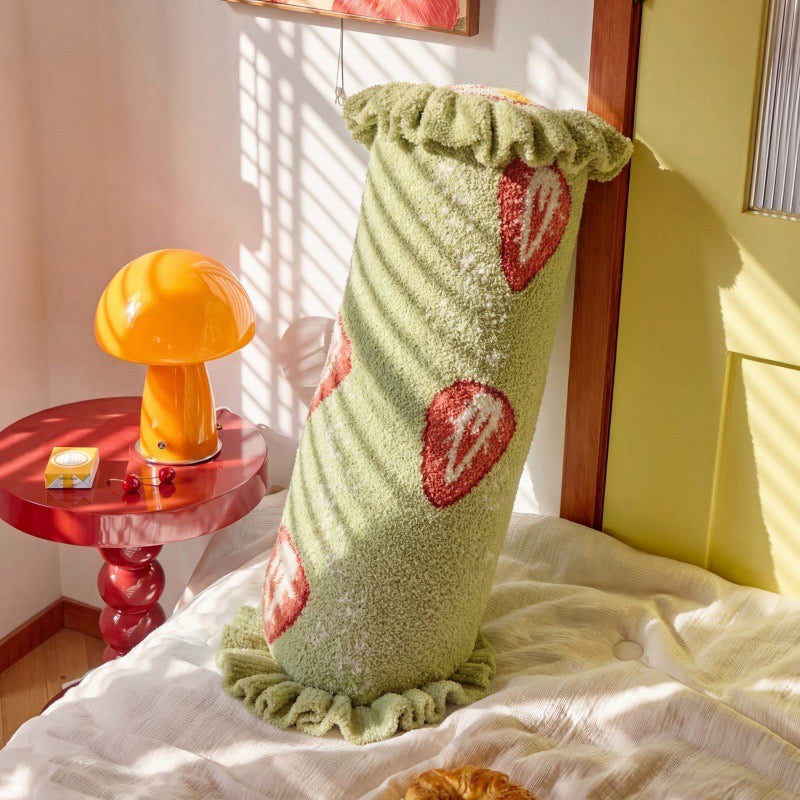 Matcha Strawberry Long Cushion