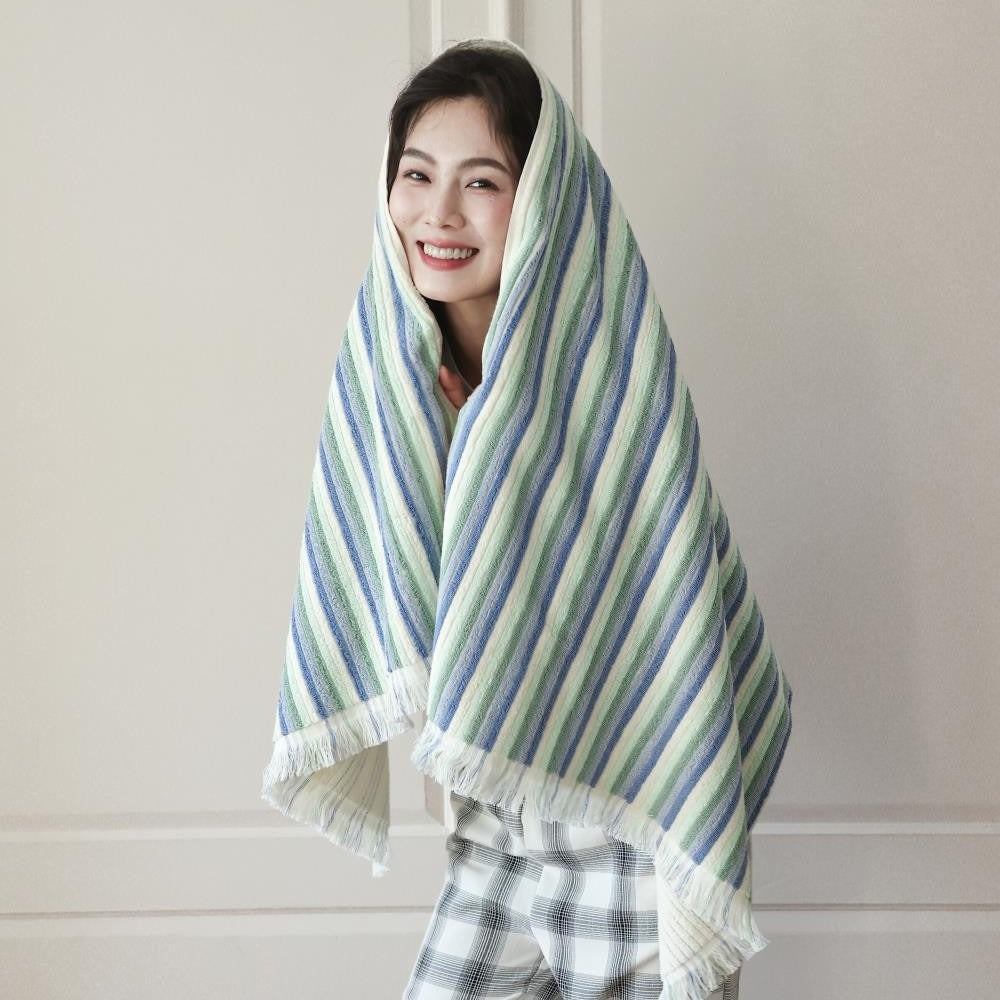 Rain & Rainbow Tassel Towel Collection