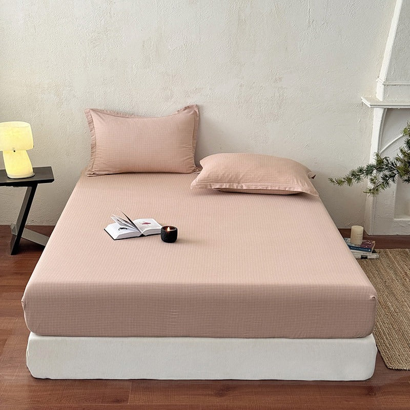 Earthy Cotton Fitted Sheet