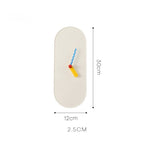 Peaceful Oval Clock