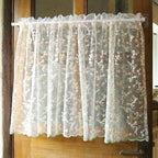 Sweet Floral Lace Cabinet Curtain