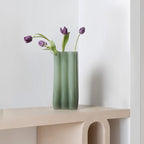 Green Serenity Glass Vase