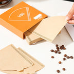Triangle Coffee Filter Holder & Filter Set