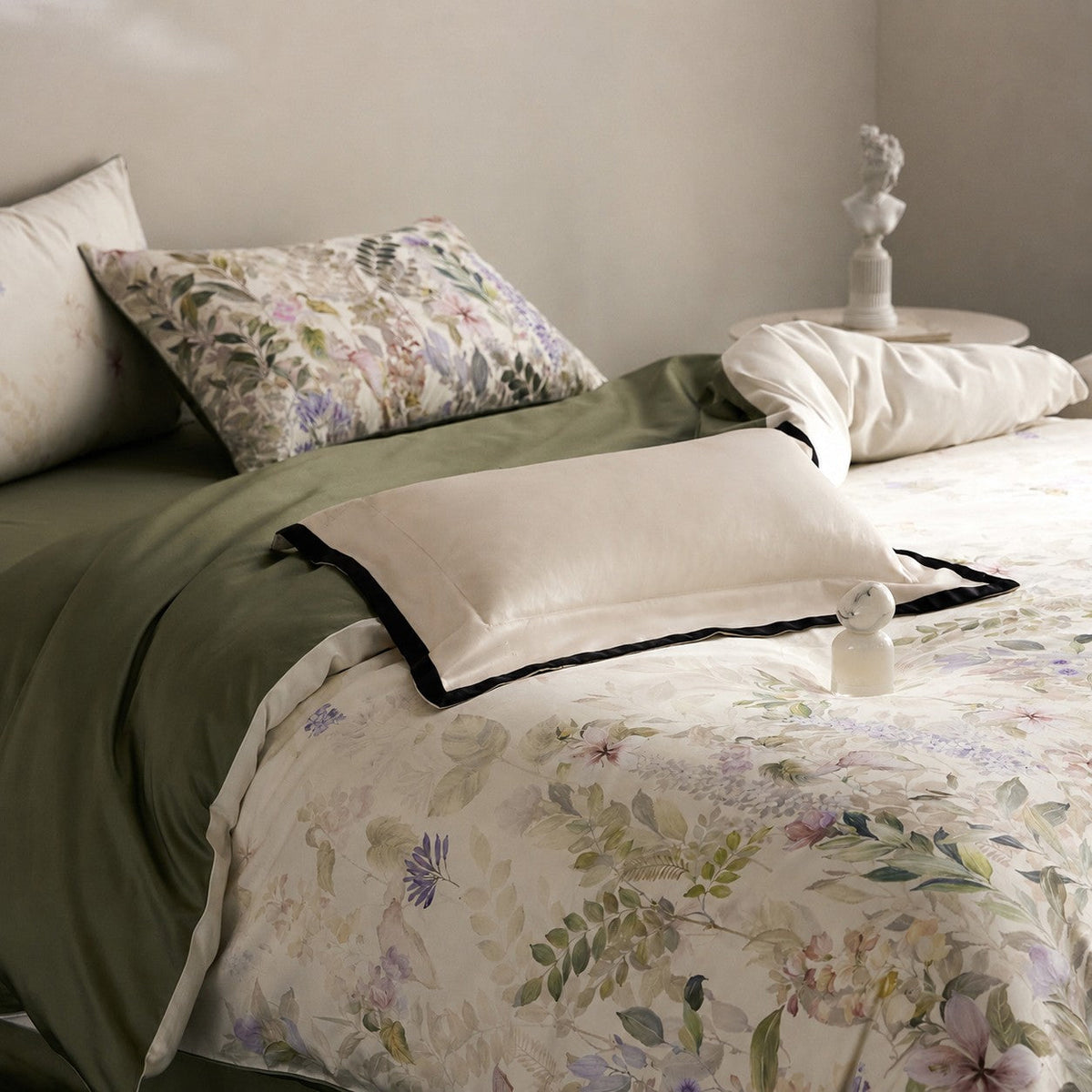 Sylvara Botanical Egyptian Cotton Bedding Set