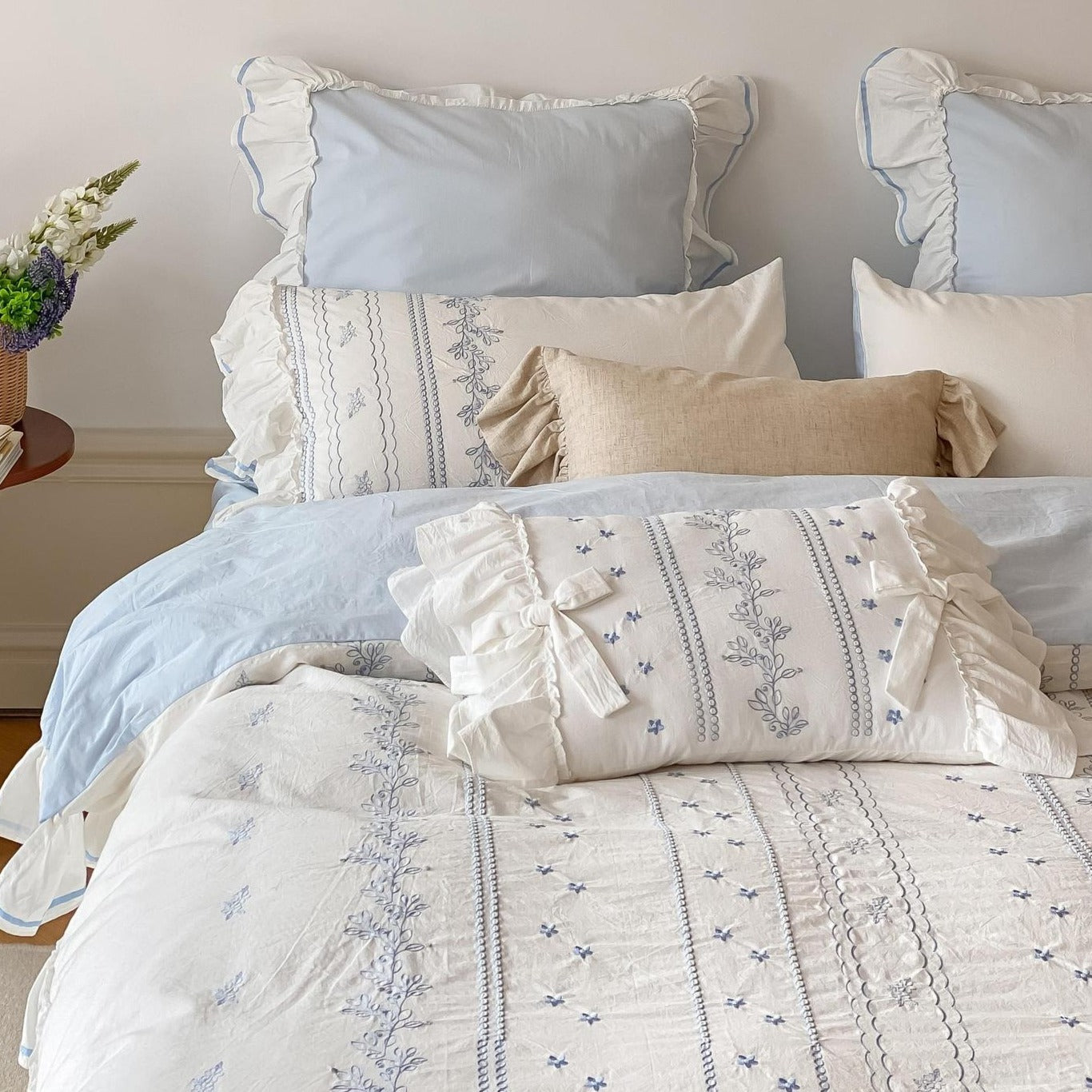 Blue Land Bedding Set