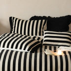 Warm Stripe Plus Bedding Set