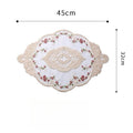 Vintage Garden Embroidered Coaster Set