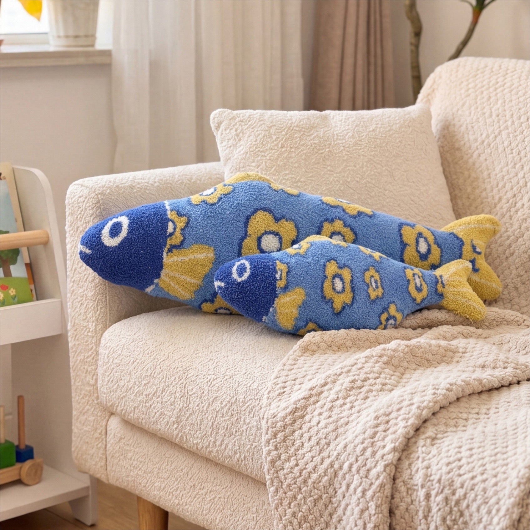 Sardine Family Cushion