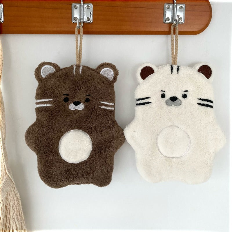 Racoon Family Hanging Hand Towel Set