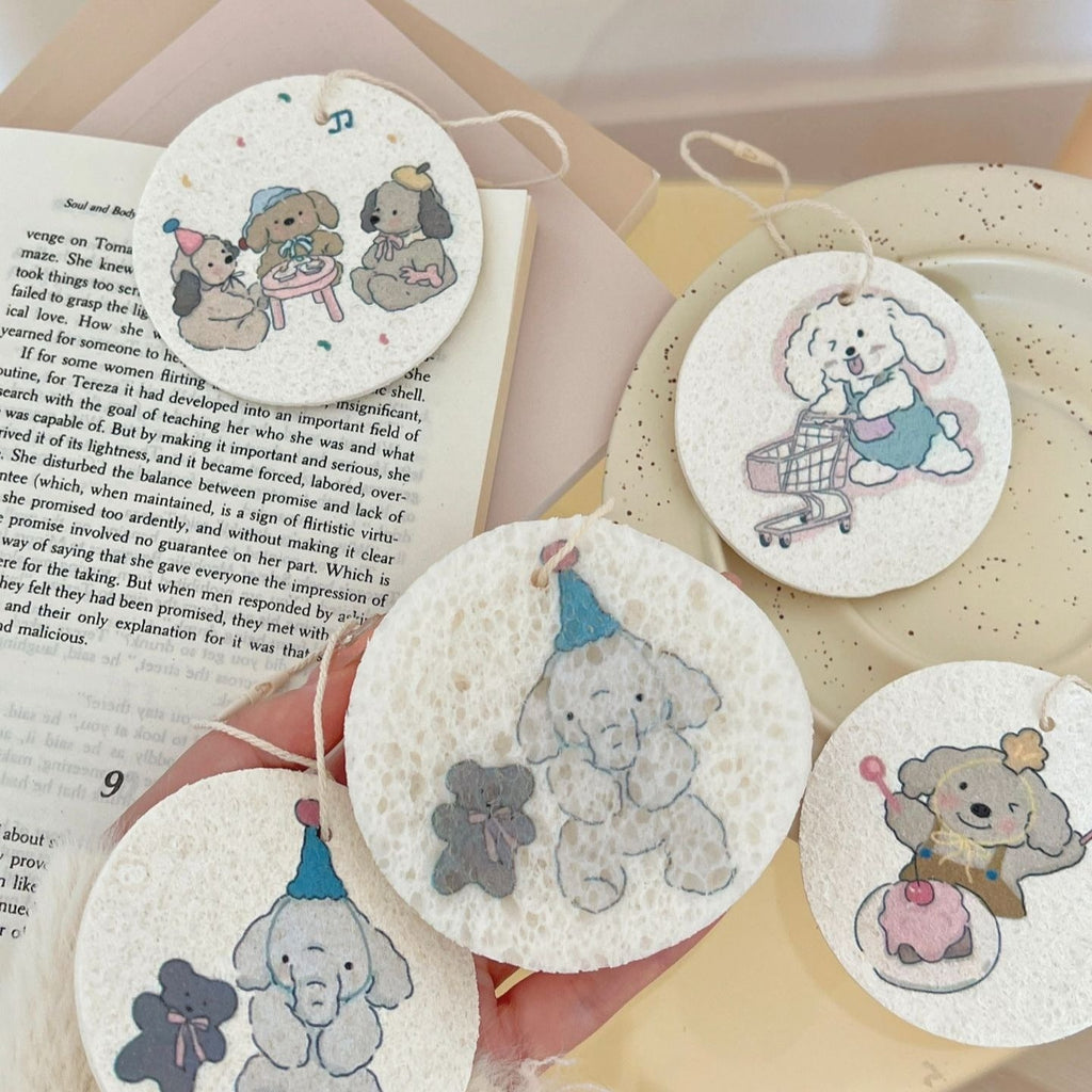 Puppy Party Dish Sponge Set