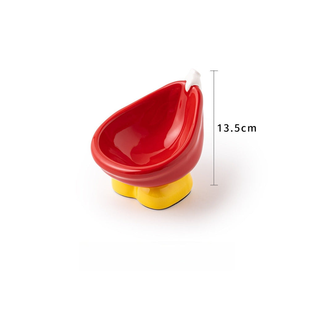 Tilted Dewdrop Pet Bowl