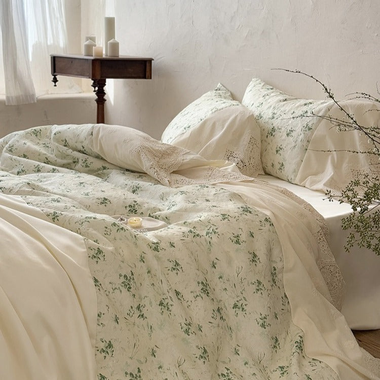 Sunlit Garden Lace Bedding Set