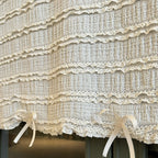 Cream Puff Cabinet Curtain