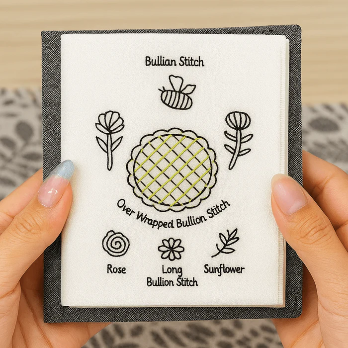 🧵DIY Embroidery Stitch Book
