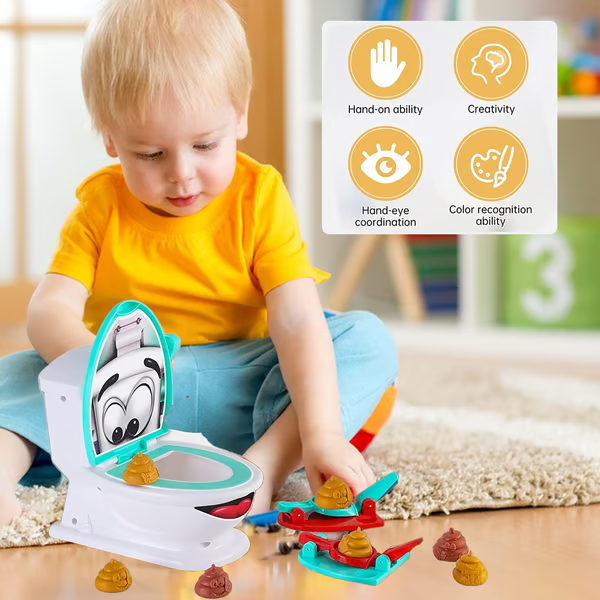 🎅2025 Christmas Hot Sale 💩Interactive Poop Shooting Game Set for Family Fun