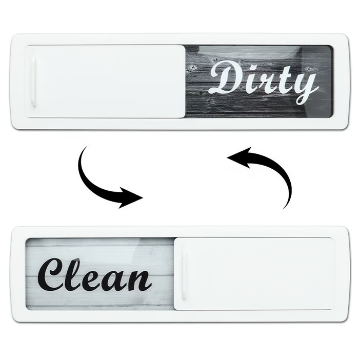 Clean Dirty Dishwasher Magnet Indicator Sign ✨