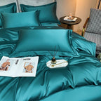 Neo Green Silky Egyptian Cotton Bedding Set