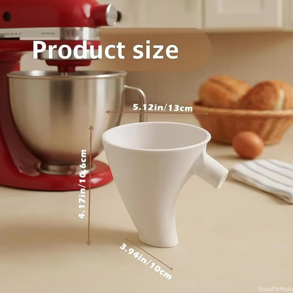 🔥LAST DAY 50% OFF - ✨Flour Funnel for Kitchen Aid Stand Mixer