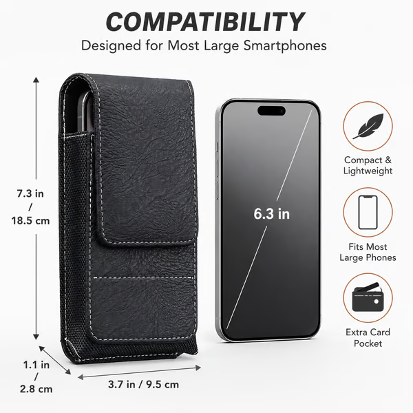 📱 Hands-Free Waist Phone Pouch - Keep Your Phone Safe & Accessible Wherever You Go