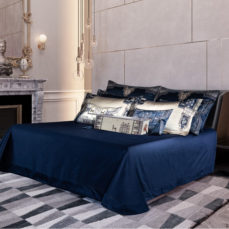 Giorgio Opulent Embroidered Tassel Luxury Bedding Set