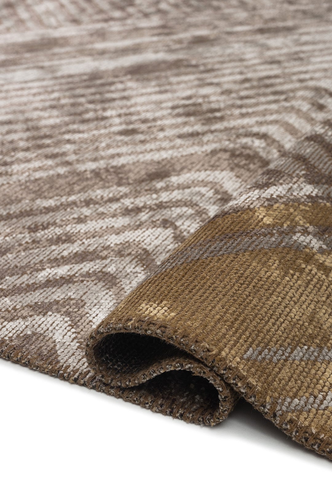 Cavern Dark Beige - Light Grey Rug