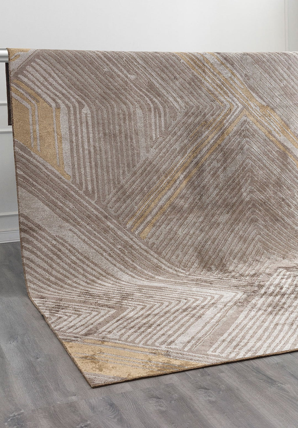 Cavern Dark Beige - Light Grey Rug