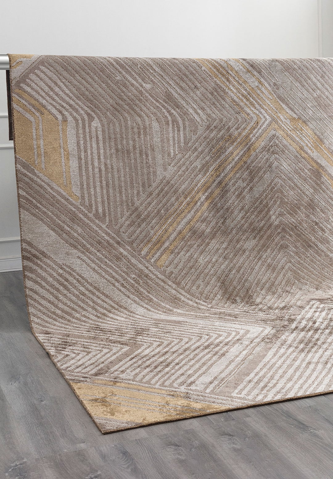Cavern Dark Beige - Light Grey Rug