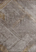 Cavern Dark Beige - Light Grey Rug