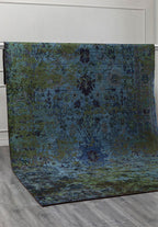 Patina Forest Green - Navy Blue Rug