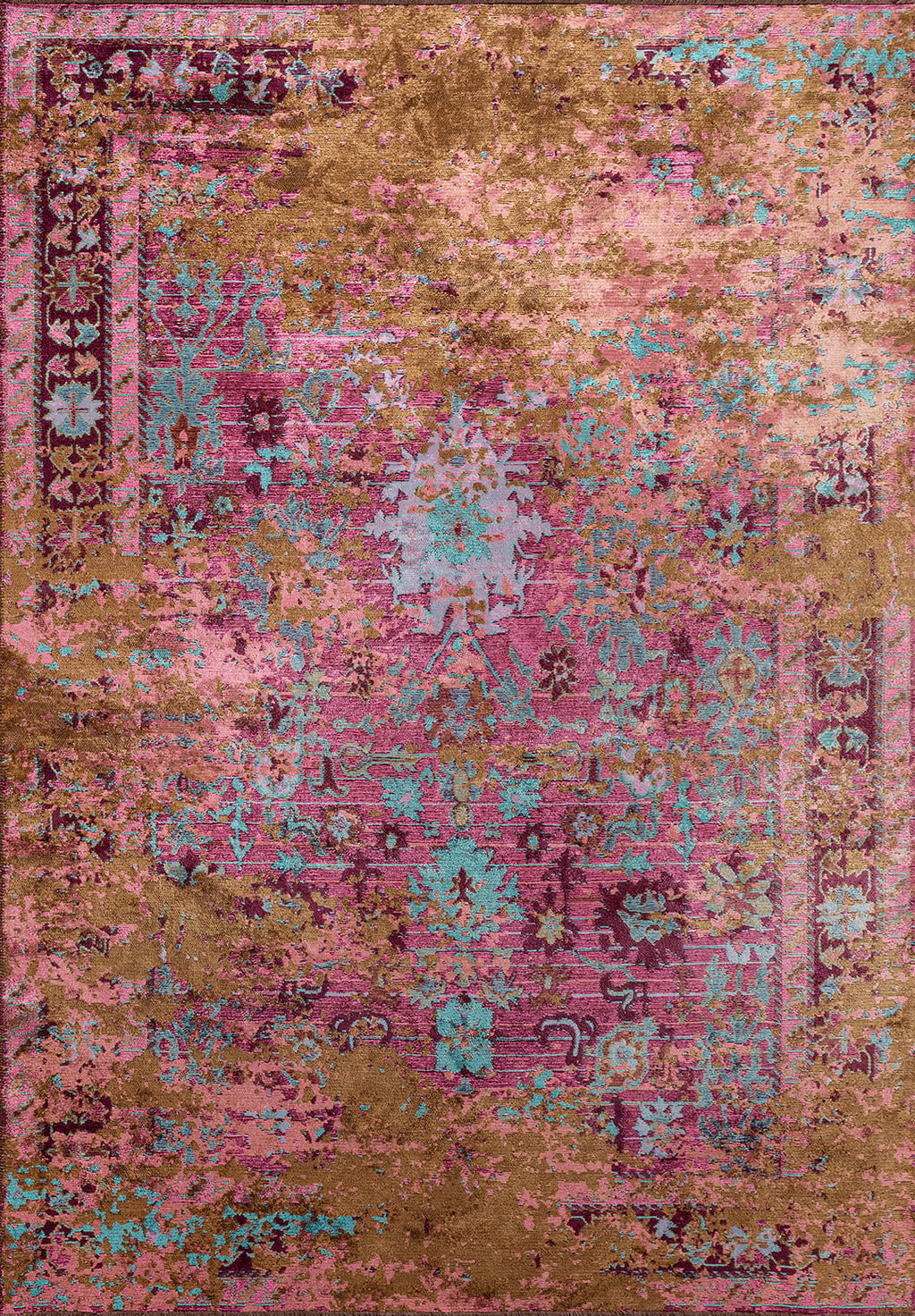 Patina Cacao - Pink Rug