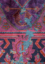 Emperor Turquoise - Purple Rug